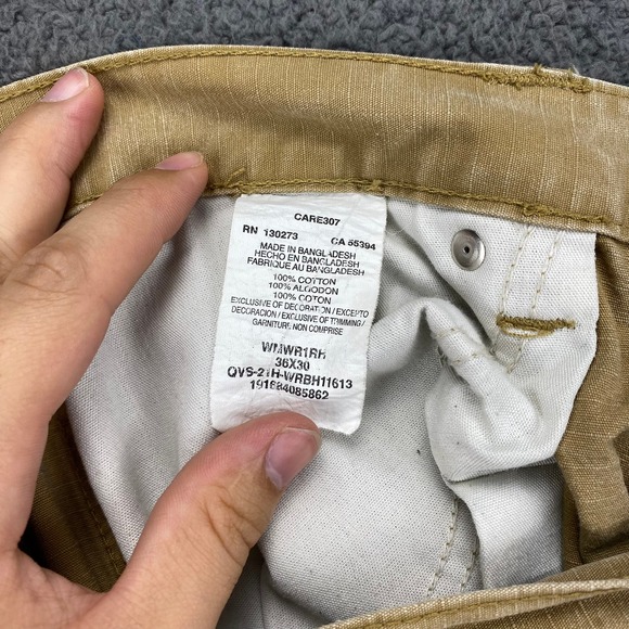 Wrangler Workwear Carpenter Pants Utility Canvas Khaki‎ Size 36x30 - Picture 3 of 14